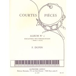 Fran&ccedil;ois Dupin: Courtes Pi&egrave;ces Vol.2 (Percussion(s) & Piano)