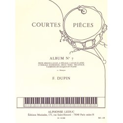 Fran&ccedil;ois Dupin: Courtes Pi&egrave;ces Vol.7 (Percussion(s) & Piano)