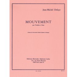 Jean Michel Defaye: Mouvement (Trombone & Piano)