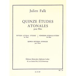 Julien Falk: 15 Etudes atonales (Flute solo)