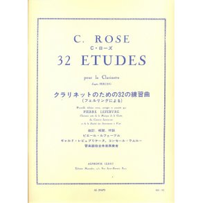 32 études d'après Ferling pour clarinette