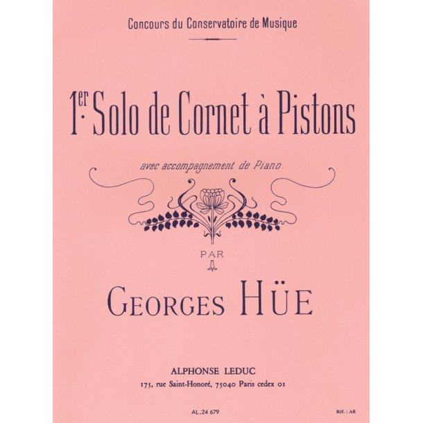 Georges H&uuml;e: Solo No.1 (Bb trpt) (Trumpet & Piano)