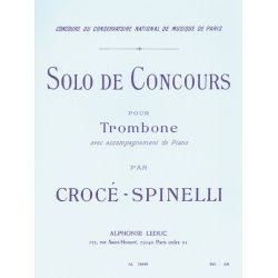 Croce-Spinelli: Solo de Concours (Trombone & Piano)