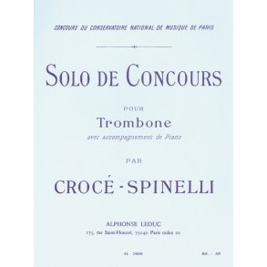 Croce-Spinelli: Solo de Concours (Trombone & Piano)