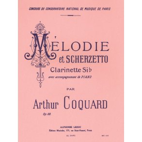 Arthur Coquard: Mélodie Et Scherzetto Op.68 (Clarinet)