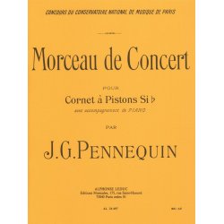 J.G. Pennequin: Morceau de Concert (Bb trpt) (Trumpet & Piano)