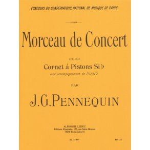 J.G. Pennequin: Morceau de Concert (Bb trpt) (Trumpet & Piano)