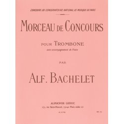 Alfred Bachelet: Morceau de Concours (Trombone & Piano)