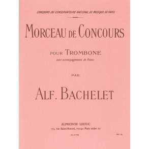 Alfred Bachelet: Morceau de Concours (Trombone & Piano)