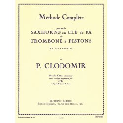 P. Clodomir: M&eacute;thode compl&egrave;te (Trombone-Bass solo)