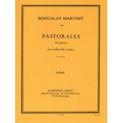 Bohuslav Martinu: Six Pastorales (Cello And Piano)