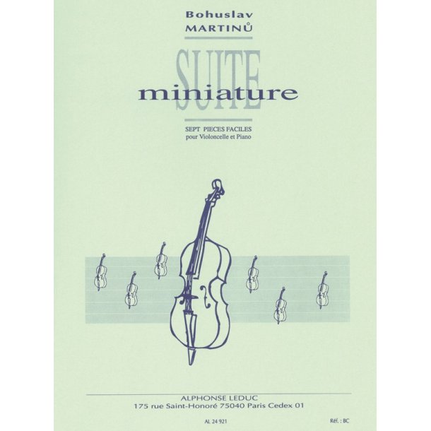 Bohuslav Martinu: Suite miniature H192