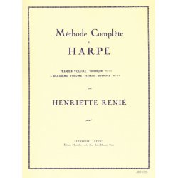 Renie Henriette Methode De Harpe Volume 2 Harp Book French
