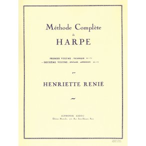 Renie Henriette Methode De Harpe Volume 2 Harp Book French