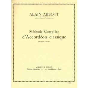 Abbott Methode D'accordeon Classique Volume 2 Accordion Book
