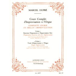 Marcel Dupr&eacute;: Cours complet d'Improvisation Vol.2 (English text) (Organ)