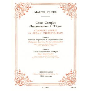 Marcel Dupré: Cours complet d'Improvisation Vol.2 (English text) (Organ)