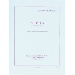 Jean Michel Defaye: Alpha (Horn & Piano)
