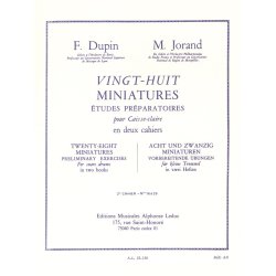 Marcel & Fran&ccedil;ois Jorand M.& Dupin F.: 28 Miniatures Vol.2 (Percussion solo)