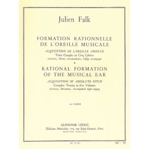 Falk Formation Rationnelle De L'oreille Musicale Volume 1 Elem Book