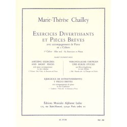 Marie-Th&eacute;r&egrave;se Chailley: Exercices divertissants et Pi&egrave;ces br&egrave;ves Vol.1 (Viola solo)