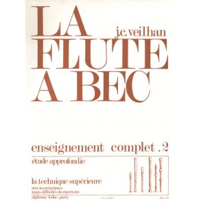 Jean-Claude Veilhan: La Flûte à Bec Vol.2 (Recorder solo)