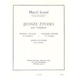 Marcel Jorand: 15 Etudes (Percussion solo)