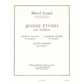 Marcel Jorand: 15 Etudes (Percussion solo)