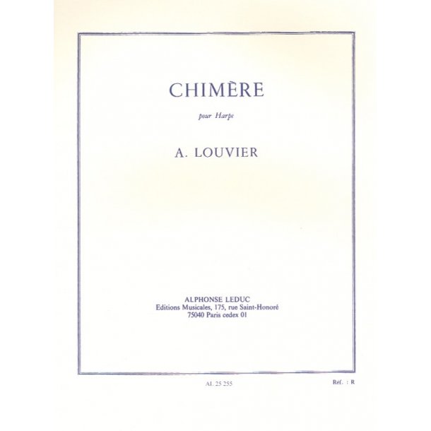 Alain Louvier: Chim&egrave;re (Harp solo)