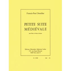 Francis-Paul D&eacute;millac: Petite Suite m&eacute;di&eacute;vale (Flute & Guitar)