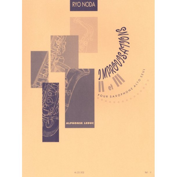 Ryo Noda: Improvisations 2 And 3 (Saxophone Solo)
