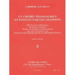 Jacotte Ribi&egrave;re-Raverlat: Un Chemin p&eacute;dagogique en passant par les Chansons Vol.2 (Recorder solo)