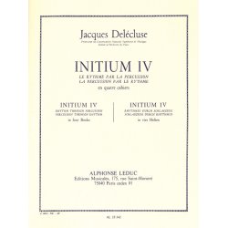 Jacques Del&eacute;cluse: Initium 4 (Percussion solo)