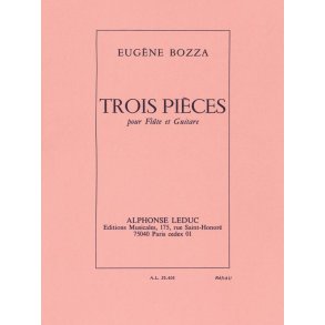 Eugène Bozza: 3 Pièces (Flute & Guitar)