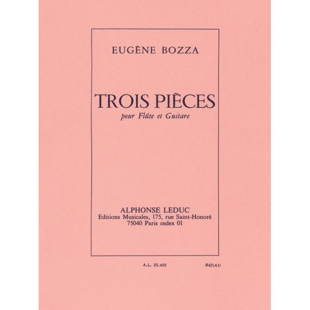 Eug&egrave;ne Bozza: 3 Pi&egrave;ces (Flute & Guitar)