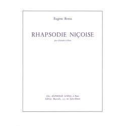 Eug&egrave;ne Bozza: Rapsodie ni&ccedil;oise Op.13 (Clarinet & Piano)