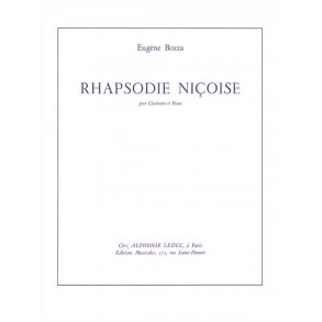 Eugène Bozza: Rapsodie niçoise Op.13 (Clarinet & Piano)