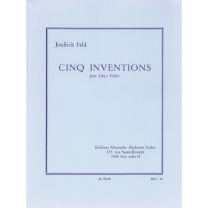 Jindrich Feld: 5 Inventions (Flutes 2)