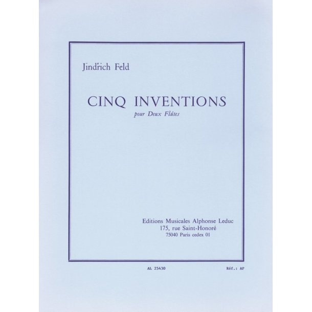 Jindrich Feld: 5 Inventions (Flutes 2)