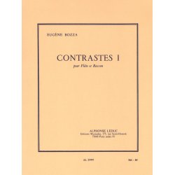 Eug&egrave;ne Bozza: Contrastes I (Flute & Bassoon)