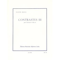 Eug&egrave;ne Bozza: Contrastes III (Clarinet & Bassoon)