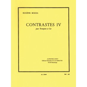 Eugène Bozza: Contrastes IV (Horn & Trumpet)