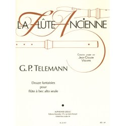 Georg Philipp Telemann: 12 Fantaisies (Recorder solo)