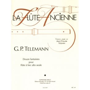 Georg Philipp Telemann: 12 Fantaisies (Recorder solo)