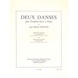 Jean-Michel Defaye: Deux Danses For Bass Trombone And Piano