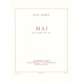 Ryo Noda: Maï (Alto Saxophone)