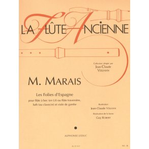 Marin Marais: Les Folies d'Espagne for Recorder & Continuo