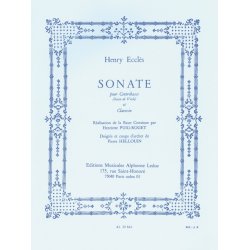 Henry Eccles: Sonate (Double Bass/Harpsichord)