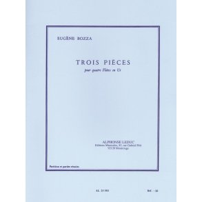 Eugène Bozza: 3 Pièces (Flutes 4)