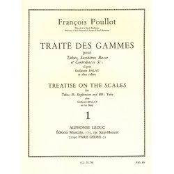 Fran&ccedil;ois Poullot: Trait&eacute; des Gammes Vol.1 (Tuba solo)